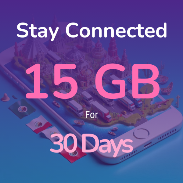 Stay Connected <br>15GB for 30 Days