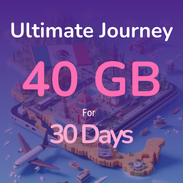 Ultimate Journey <br>40GB for 30 Days