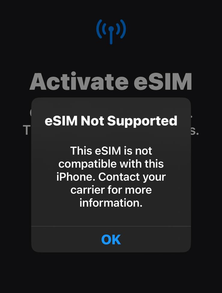 esim fail